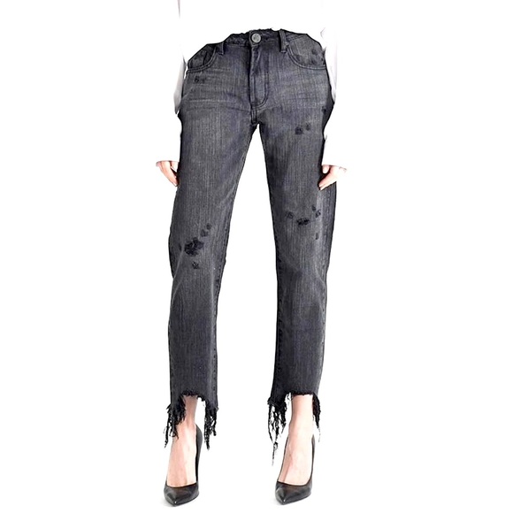 Free People Jeans Awesome Baggies Volcanic Mid Waist OneTeaspoon Women’s Size 26 - Picture 3 of 16